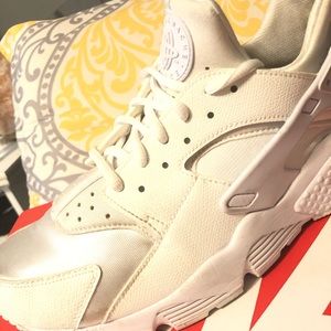 All white air huarache